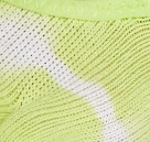 lime tie dye stripe swatch