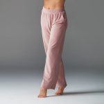 Brushed Rib Wide Leg Pant Primrose