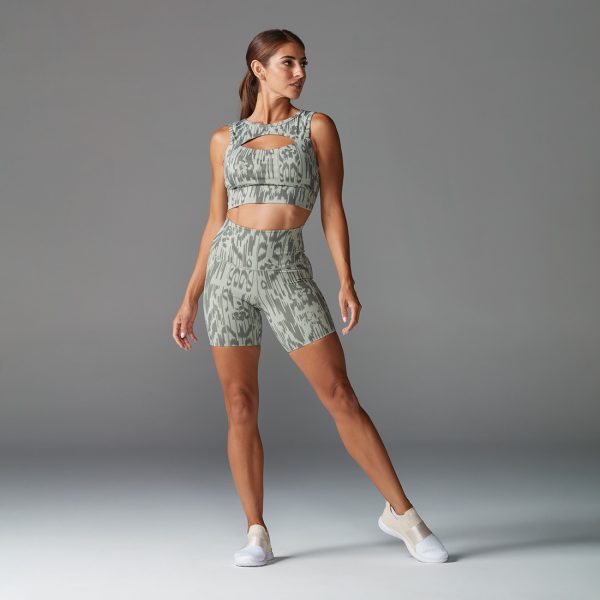 6in stash & dash biker short cactus ikat