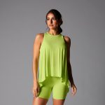 tie back tank lime