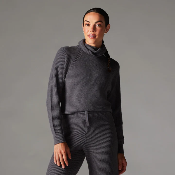 alpine knit turtle neck glacial