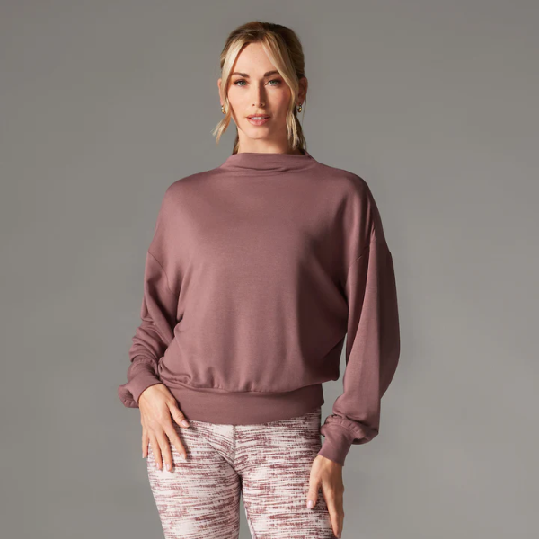 slope crew sweatshirt rose