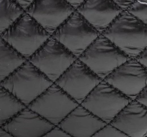 swatch quilted black