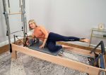 studio reformer with tower and mat