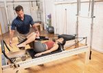 clinical reformer with tower and mat balanced body