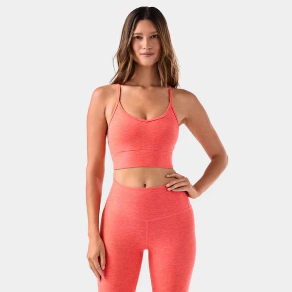 tavicloud boost bra hot coral space dye