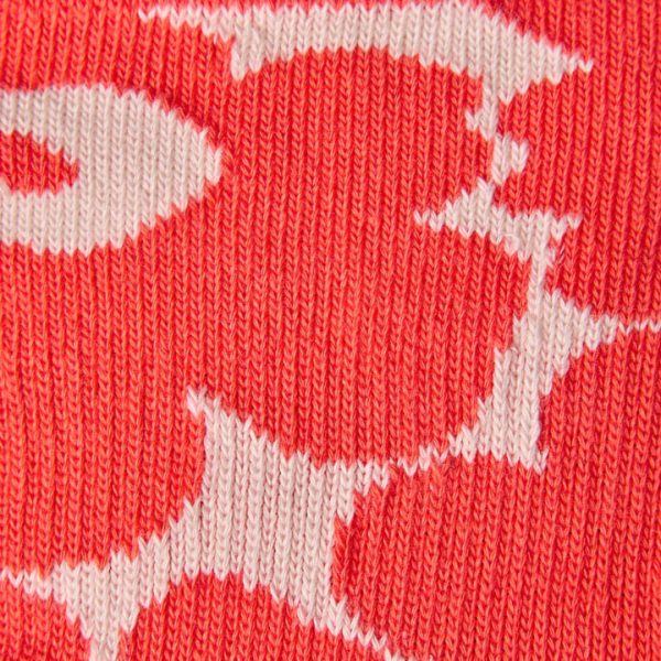 swatch hot coral floral