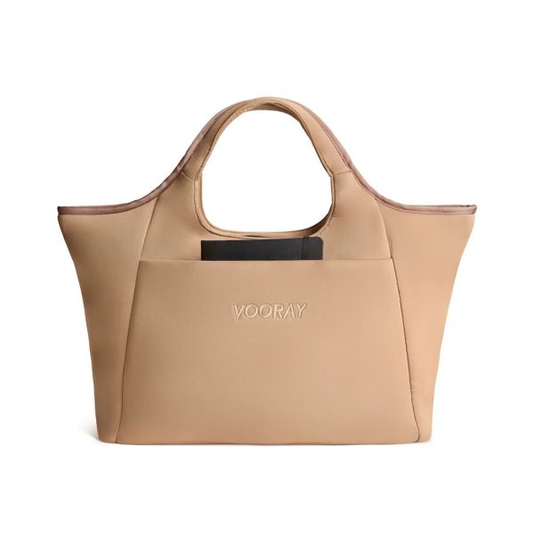 work it tote bag camel