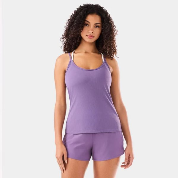 Pace rib tank grape