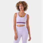 Seamless Vibe Rib Bra lavender