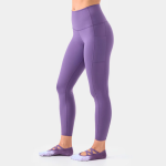TaviSculpt® High Waisted Pocket 7/8 Leggings grape