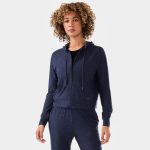 Tavi SoftTec Zip Hoodie Navy Space Dye