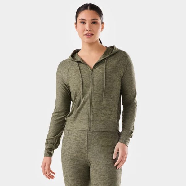 Tavi SoftTec Zip Hoodie Olive Space Dye