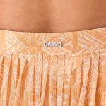 Pleated Active Coverup Skirt apricot batik
