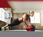 wall ball gymstick in use