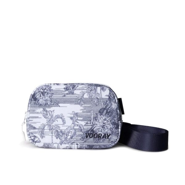 Quinn belt bag navy tropic toile