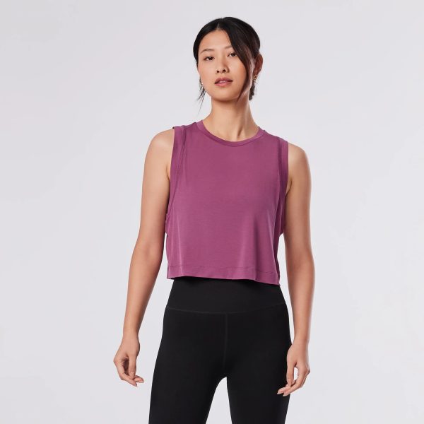 sporty tank wineberry