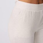 cozy wide leg trouser oat