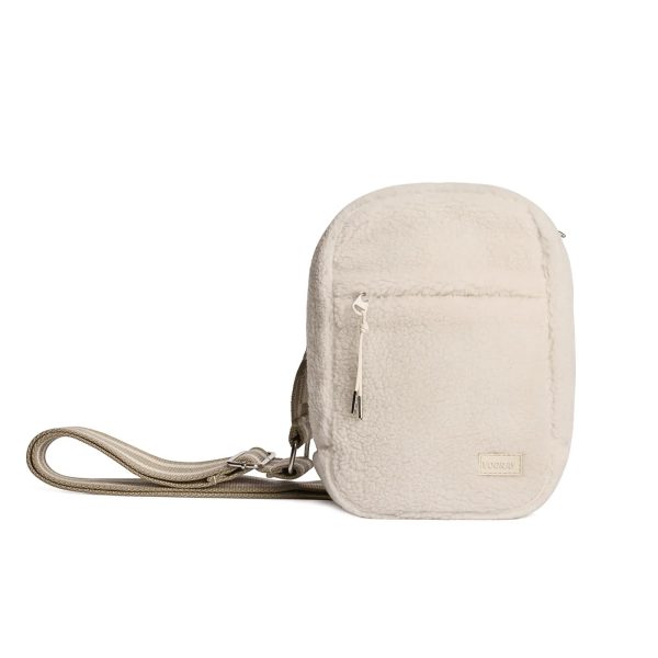 essential crossbody cream sherpa
