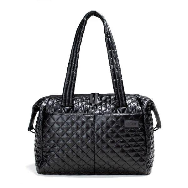 alana duffel quilted black